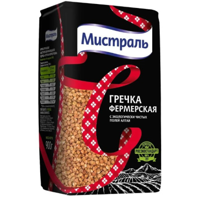 Гречка МИСТРАЛЬ Фермерская 900г