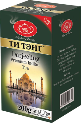 Чай ТИ ТЭНГ Дарджилинг чёрный (индийский) 200г картонная упаковка