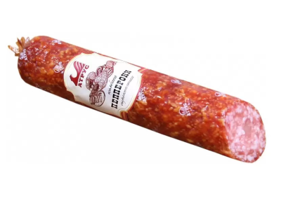 Колбаса АТРУС Пепперони сырокопчёное колбасное изделие из мяса кур вес