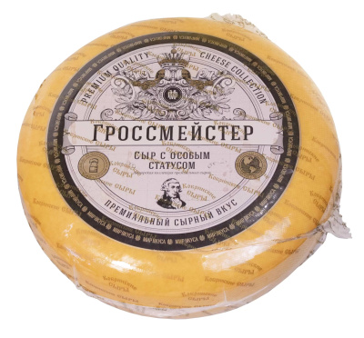 Сыр Гроссмейстер м.д.ж. 50%, вес ОАО Кобринский маслосыродельный завод