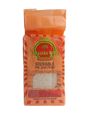 Рис для суши Японика 1кг. TaMashAe MIADI, Вьетнам