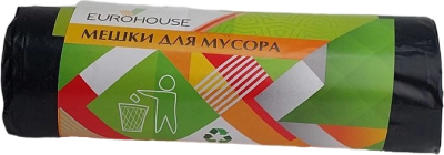 Мешки для мусора ЕВРОХАУС 60л 10шт