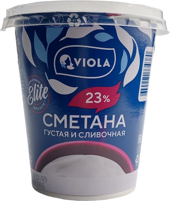 Сметана Виола 23% 315гр.