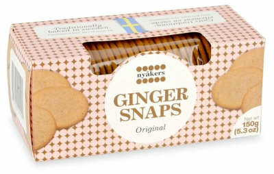 Печенье хрустящее имбирное Nyakers Оригинал 150 г 