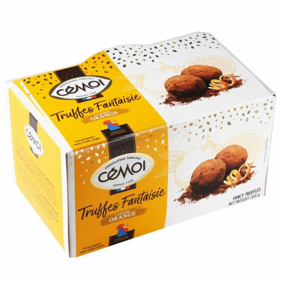Конфеты трюфели CEMOI с цукатами из апельсиновых корочек 200гр.