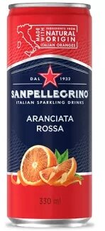 Напиток б/а газ. Красный апельсин "San Pellegrino" 0,33л ж/б