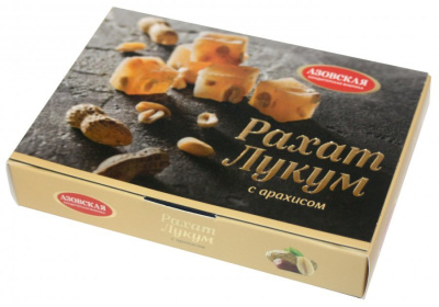 Рахат-лукум с арахисом, 160гр, Азовская КФ
