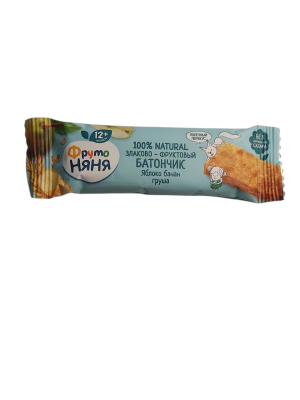 Батончик ФРУТОНЯНЯ Яблоко, банан, груша 25г