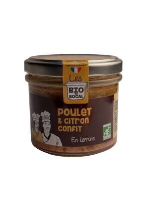 Паштет из курицы с лимонным конфитюром БИО 90г