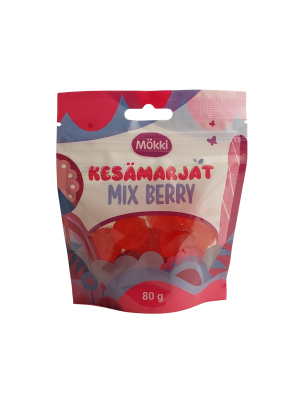 Мармелад МОККИ МИКС БЕРРИ жевательный 80гр.