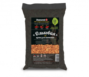 Щепа ольховая для копчения 1,2л Зажигай