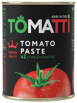 Томатная паста Томатти LaContadia 140гр. ж\б