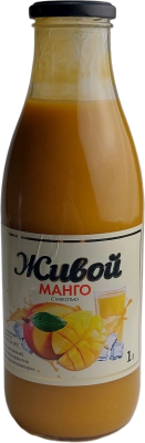 Сок Манго пюре фруктовое пастеризованное 1л ст/б Живой