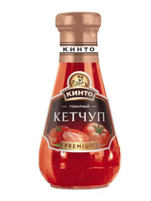 Соус КИНТО Кетчуп Премиум томатный 320г