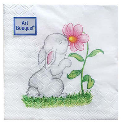 Салфетки АРТ БУКЕТ Милый зайчик 20*20см 30шт.