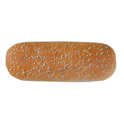 Булочка для хот-дога Пшеничная Классическая с кунжутом 70гр. ООО Багетная мастерская