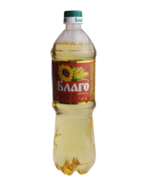 Масло БЛАГО подсолнечное с добавлением кукурузного 0,9л