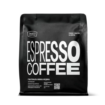 Кофе ТЭЙСТИ КОФЕ Гватемала Финка Медина микролот эспрессо в зёрнах 250г