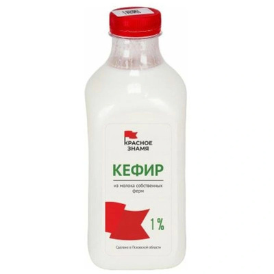 Кефир КРАСНОЕ ЗНАМЯ 1% 900г пэт