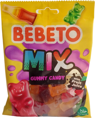 Мармелад Bebeto жевательный MIX, 70гр.