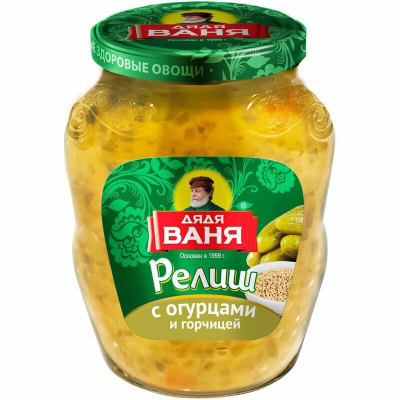 Релиш с огурцами и горчицей, Дядя Ваня 350гр