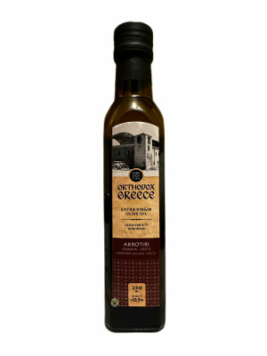 Масло ПРАВОСЛАВНАЯ ГРЕЦИЯ Акротири нераф.высшего качества 250мл ст/б