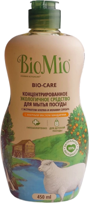 Средство для посуды  BIO MIO с эфирным маслом мандарина 450мл