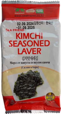 Морская капуста Морской друг сушеная обжаренная Кимчи 5г