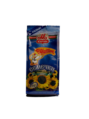 Семечки От Мартина отборные с морской солью 200гр. 