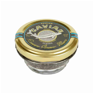 Икра зернистая сибирского (ленского) осетра "Классик", 57 гр. стекло Русский икорный дом
