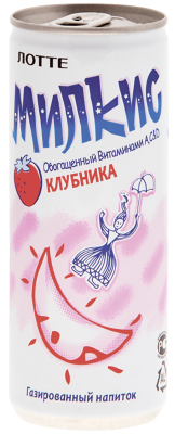 Напиток б/а газ. Клубника "Milkis" 0,25л ж/б