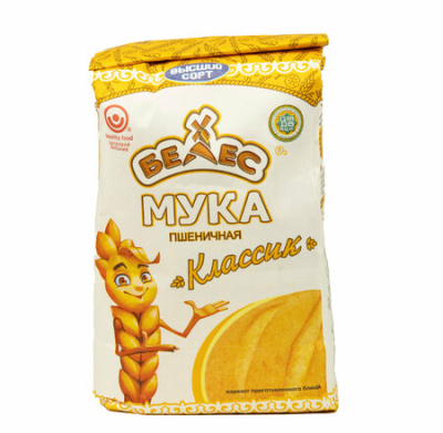 Мука Классик в/с 1 кг Белес