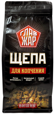 Щепа ГЛАВЖАР для копчения Вишня фракция 7-10мм