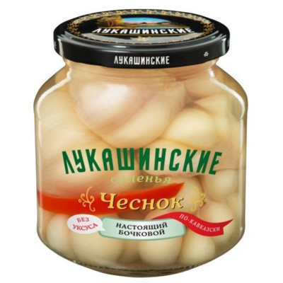 Чеснок Лукашинские соленый По-кавказски со сладким перцем 340 г