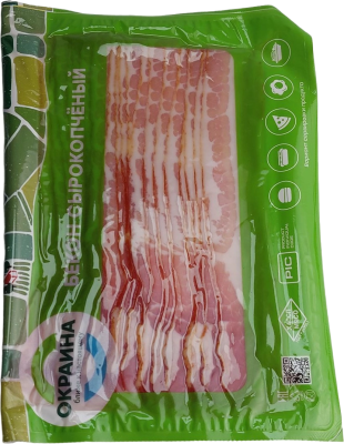 Бекон Сырокопченый, нарезка 200гр ТМ Окраина