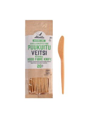 Ножи многоразовые Akvila из древесного биокомпозита, 25шт.