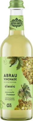 Напиток б/а газ. Винонад Траминер "Абрау" 0,375л ст/б