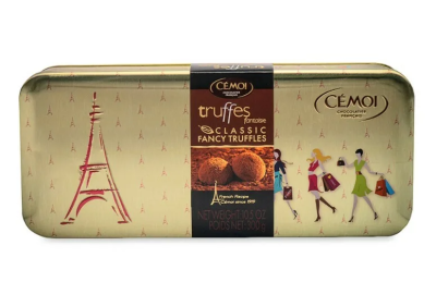 Конфеты трюфели CEMOI Фантазия классические 300гр. ж/б