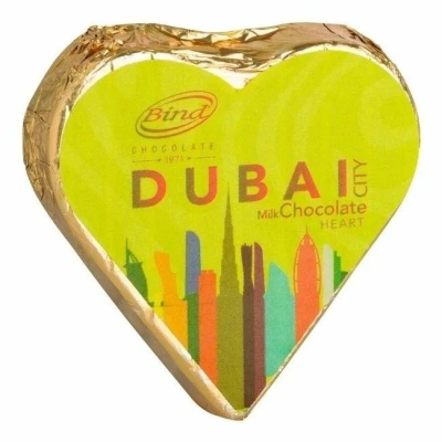 Шоколад сердце Дубай 25г Байнд Рус