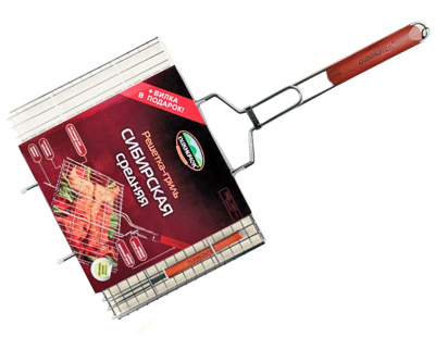 Решетка-гриль Сибирская средняя 360 х 270 х 30мм. ™Пикничок