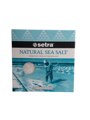 Соль Сетра морская натуральная 500 гр.