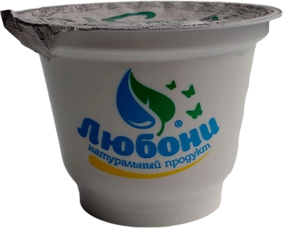 Сметана ЛЮБОНИ из свежих сливок 20% 220г