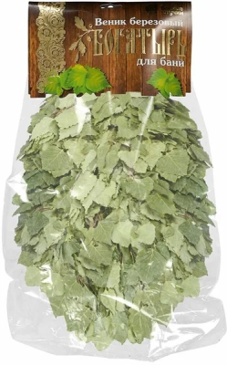 Веник банный березовый богатырь 68x42