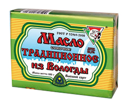 Масло из Вологды Традиционное сливочное Верещагин 82,5% 180г Вологда