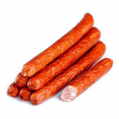 Мясные колбасные изделия из свинины варёно-копчёные Колбаски По-сибирски 250г Аркадия