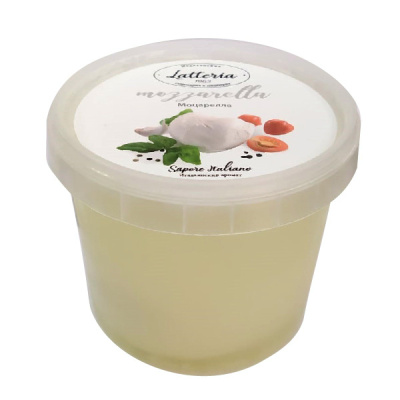 Сыр ЛАТТЕРИЯ 1963 Моцарелла в сливках 270г