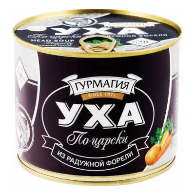 Уха из радужной Форели  по-Царски ж/б 530 гр. EcoFood