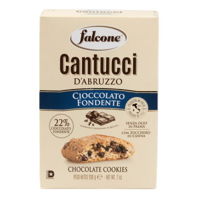 Печенье Кантуччи с темным шоколадом 200г