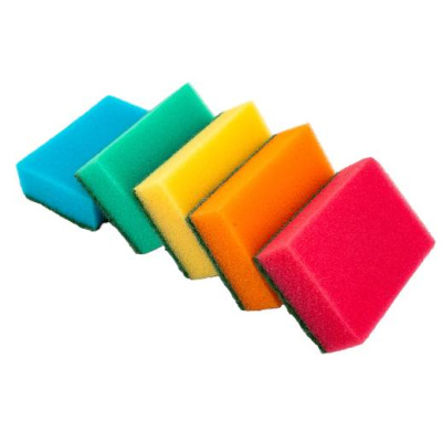 Губка для мытья посуды AST МАКСИ 95*68*30 мм 5шт/уп