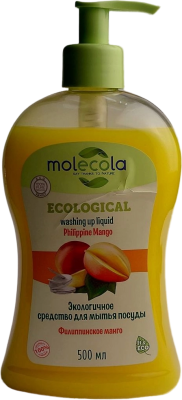 Гель МОЛЕКОЛА Филиппинское манго для мытья посуды 500мл